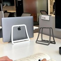 Laptop iPad Vertical Stand (Gravity-Based) Desktop Vertical Laptop Holder Multi-Device Vertical Stand
