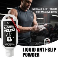 Professional Liquid Chalk Anti Slip Grip Enhancer Sweat Resistant Gym Cream for Weightlifting and Rock Climbing KALOYANOV