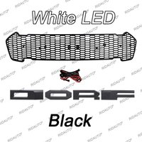 For Modified Mesh Grill Grille of RANGER 2015-2018 T7 PX2 MK2 XL XL+ XLS XLT Limited WILDTRAK 4 Letter LED Lights