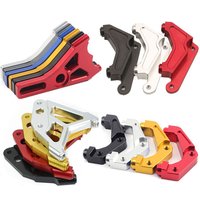 Motorcycle brake calipers Hole distance 82mm Brackets four piston brake calipers pump adapters For Brake disc 220mm Modified