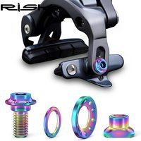 16pcs/bag RISK Titanium Alloy Road Bike Caliper C Brake Shoes Fixing Bolts Screw Kit for R8000 UT6800 DA9000