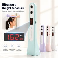 Ultrasonic Digital Height Measuring Ruler Portable High Accuracy Electronic Device for Children Body Height Measurement Tool