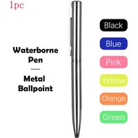 1PC Durable Fashion Writing Tool Mini Signature Stationery Waterborne Pen Writing Supplies Metal Ballpoint