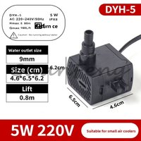 Anti-dry Burning Universal Environmentally Friendly Air Conditioner Fan Water Pump 45W DYH-40 Air Cooler Submersible Pump