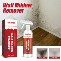 Jakehoe Wall Mildew Remover Household Bathroom Tile Floor Mildew Remover Wall Cleaning Stain and Mildew Preventer 60ml/pcs