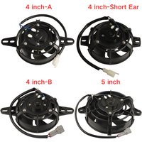 Motorcycle 4 Inch 5 Inch Radiator Cooling Fan Oil Cooler Water Cooler Electric Fan For ATV Dirt Bike Go Kart Quad Accessories