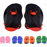 Black Swimming Fins Paddling Palm Children Adult Freestyle Paddling Training Fins Professional Swimming Equipment Palm