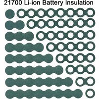 100pcs Self-Adhesive 18650 21700 26650 32650 Battery Insulating Gasket Li-ion Battery Insulation Electrical Insulation Pad Rings