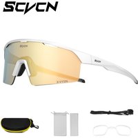 AliExpress SCVCN NEW Fashion Sunglasses for Men Photochromic Cycling Glasses Blue Cycl Mountain Bicycle Goggles Eyewear Sports Hiking UV400
