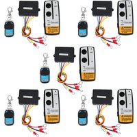 5X 12V 12Volt 50Ft Winch Wireless Remote Control Set For Truck Jeep ATV Warn Ramsey image 3