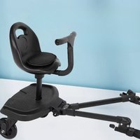 Dual Seat Baby Stroller Footboard, Second Baby Auxiliary Pedal, Adjustable Stroller Step, Walker Extension
