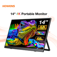 14 Inch 4K 3840*2650 High Resolution IPS Display Contrast Portable Gaming Monitor Adjustable Bracket PS5 Switch Phone Computer