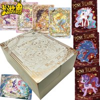 New Original KAYOU My Little Pony Collection Cards Cartoon Character Hand Drawn Stage Costume Design Cards Gift Box Table Toy