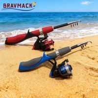 Kids Fishing Pole Set Fishing Rod For Children Child Telescopic Fishing Rods With Spinning Reel Baits Hook Saltwater Freshwater