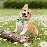 2pcs Dog Cooling Bandana, Pet Cooling Neck Wrap, Breathable Reusable Dog Cooling Scarf, Helps Keep Dogs Cool and Comfortable