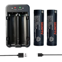 For Milwaukee 48-11-2131 4V 3200mAh REDLITHIUM Rechargeable battery with Charger Compatible with Milwaukee Headlamp Flashlight
