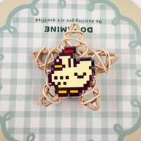 Stardew Valley Pixel Chicken Farm Animal Enamel Pin Kawaii Badge Game Peripheral Gamer Gift Collections