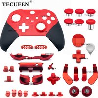 Housing Shell for Xbox One Elite Series 2 Core Red Faceplate Replacement Front Case LT RT Trigger LB RB Bumper DIY Repair Parts