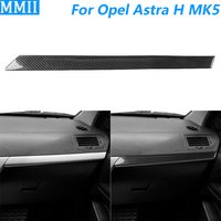 For Opel Astra H MK5 2004-2010 Carbon Fiber Co-pilot Instrument Dashboard Panel Cover Trim Car Accessories Decoration Sticker