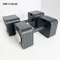 Super Durable Multi-Function Quick Lock Square Adjustable Dumbbell Barbell Kettlebell With Detachable Plates