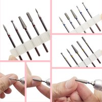 5Pcs/set Diamond/Silicon Nail Dill Bit Milling Cutter for Manicure Grinding Bits Remove Drill Polish Nail Art Tools Accessories