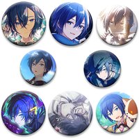 32/44/58mm Handsome Cartoon Character Badge Virtual Singer Brooch on Backpack Accessory Pjsk Project Round Pins for Jewelry Gift