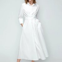 Clearance Popular Women's Casual Shirts POLO Collar Temperament Commuter Solid Blue Pink White Color Dress Wear S~2XL Clothing