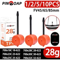 AliExpress pinmoap PINMOAP Bicycle TPU Inner Tube 28g Ultra Light French Air Nozzle 700x18/23/25/28/30/32C FV45/65/85mm Anti Puncture Inner Tube