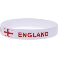 1 PC Printed Flag Logo Silicone Wristband Football Team Bangle Unisex Adult 9 Colors