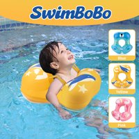 Swimbobo Kids Swim Vest Inflatable Arm Floaties for 3-6yrs with Dual Air Bag Adjustable Safety Buckle Portable for Pool & Beach