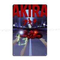 Shotaro Kaneda Akira And His Bike Metal Signs Design Pub Wall Decor Mural Party Customized Tin Sign Poster