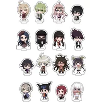 Anime Enoshima Junko Chihiro Fujisaki Ikusaba Mukuro Mini Figure Doll Acrylic Stand Model Cosplay Toy for Gift
