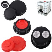 IBC Tank Lids, IBC Tote Tank Cover Water Liquid Tank Cap Leakproof Cap with Gasket for Chemical Medicine Food Industry Storage