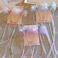 Heavy Industry Immortal Bow Girl's Strap Pair Clip Ancient Style Hairclip Children's Hair Accessories