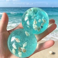 Swimming Pool Party Embedded Shell Slow Rising Squishy Toy Sensory Toys Mochi Stress Relief Kawaii Cute Office Fidget Toy