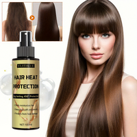 YUITIKUE Hair Heat Protection Spray 100ml - 450°F Shield, Repairs Damage, Deep Moisturizes & Smooths Hair