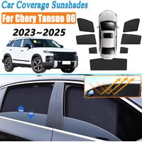 Mesh Sunshade For Chery Tansuo 06 Fulwin T6 Jaecoo J7 2023 2024 2025 Window Magnetic Visor Sun Shades Curtain Cover Accessories