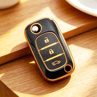 For Renault Clio Scenic Megane III Vivaro Movano Traffic Master Kangoo 3 Buttons TPU Filp Remote Key Shell Case