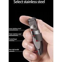 Stainless steel portable nail clippers, new household nail clippers, new anti-splash imitation nail clippers, universal