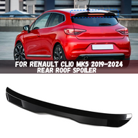 Car Rear Roof Spoiler For Renault Clio MK5 Clio 5 2019 2020 2021 2022 2023 2024 Splitter Top Wing Trunk Tail Wing Decoration