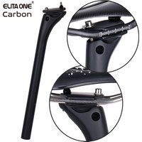 Sztyca podsiodłowa ELITAONE MTB Carbon 27.2/30.9/31.6mm Offset 20mm Sztyca podsiodłowa do roweru szosowego z osłoną podstawy z włókna węglowego