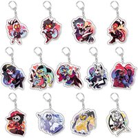 Anime acrylic keychain -Vaggie Alastor Cute Y2K Cartoon Pendant, suitable for bags and keys, perfect gift for fans car key bag