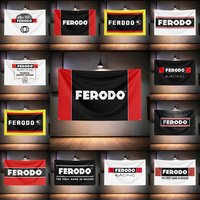 Fer-odos Brake Parts Flag 3x5ft 90x150cm For Garage Tuning Shop Man Cave Bar Club Auto Shop Wall Decor Racing Banner