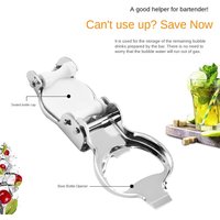 New Stainless Steel Can Opener Folding Soda Bottle Lid Opener Carbonated Drink Beer Bottle Opener Home