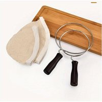 Coffee Filter Bag Reusable Cloth Filter Ultra Fine Tea Bag Coffee Filter Coffee Tools Kitchen Tools