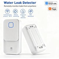 Tuya Zigbee / Wi Fi Water Leak Sensor Smart Home App Alarm Drip Detector Home Security System Precise Leakage Detection Sensor
