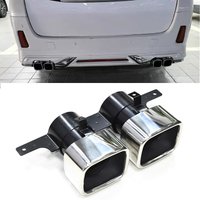 1 Piece Stainless Steel Car Exhaust Toyota Alphard AH30 2018-2022 Muffler Tailpipe Muffler Tip Auto Accessories
