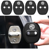 4Pcs Car Silicone Badge Door Lock Cover Protection Cap For Morris Garages MG ZS 7 6 Cyberster MG4 EV ES HS One GT GS MG3 MG6 ZX