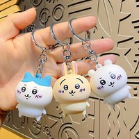 Cartoon Cute Internet Celebrity Doll Pendant Keychain Handbag Canvas Bag Pendant for Girlfriend's Birthday Gift