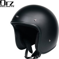 AliExpress orz Orz Brand Matte Black Open Face Helmet Retro Style Motorcycle Helmet for Scooter Street Bike Cruiser Motocross Safety Casco Moto